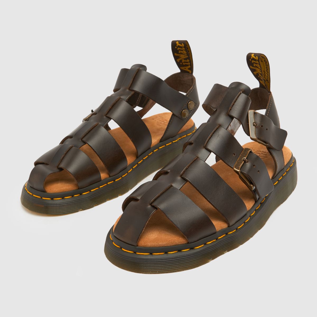 Dr Martens sandali Garin v temno rjavi barvi