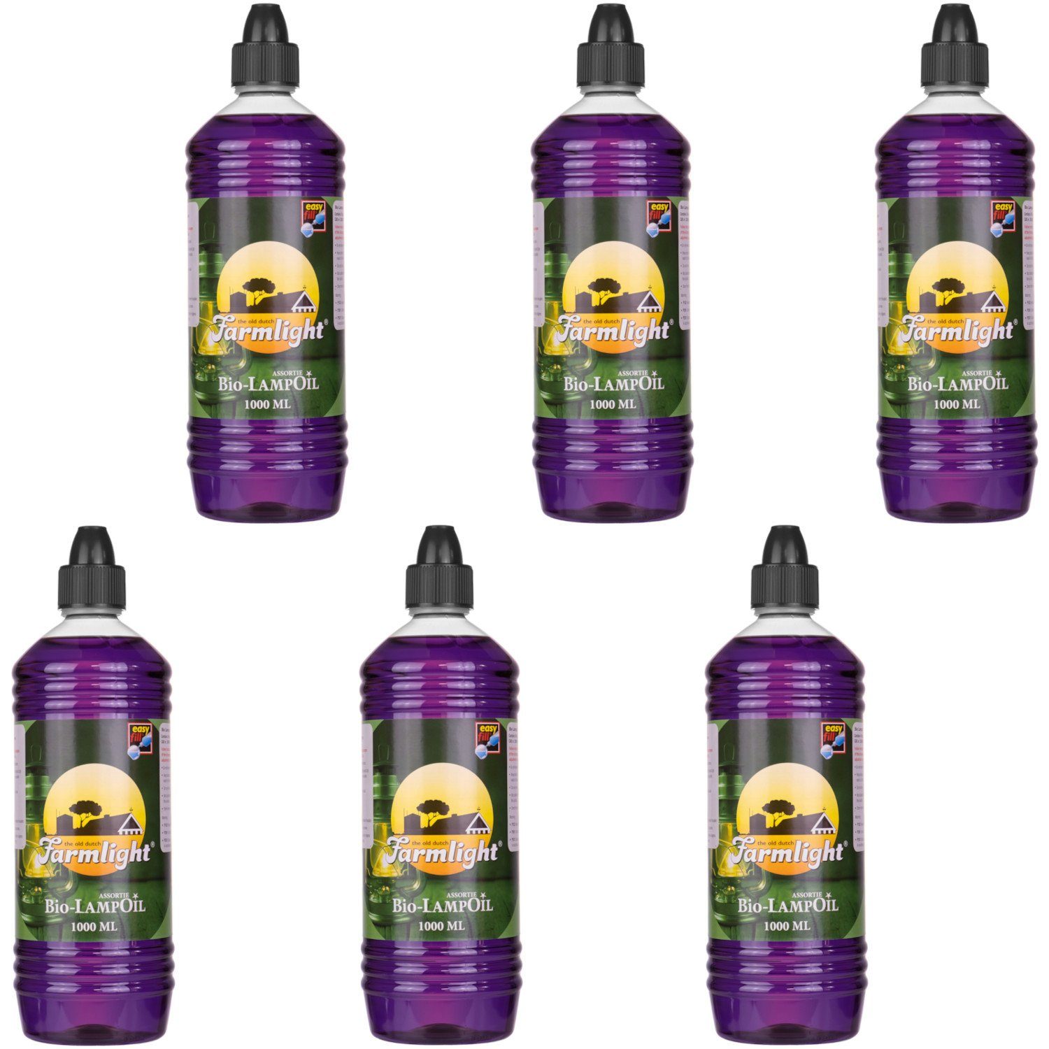 Moritz Lampenöl 6 Liter Bio Lampenöl lila, 4,2 kg, für Bambusfackeln, Gartenfackeln, Öllampen Outdoor Zubehör