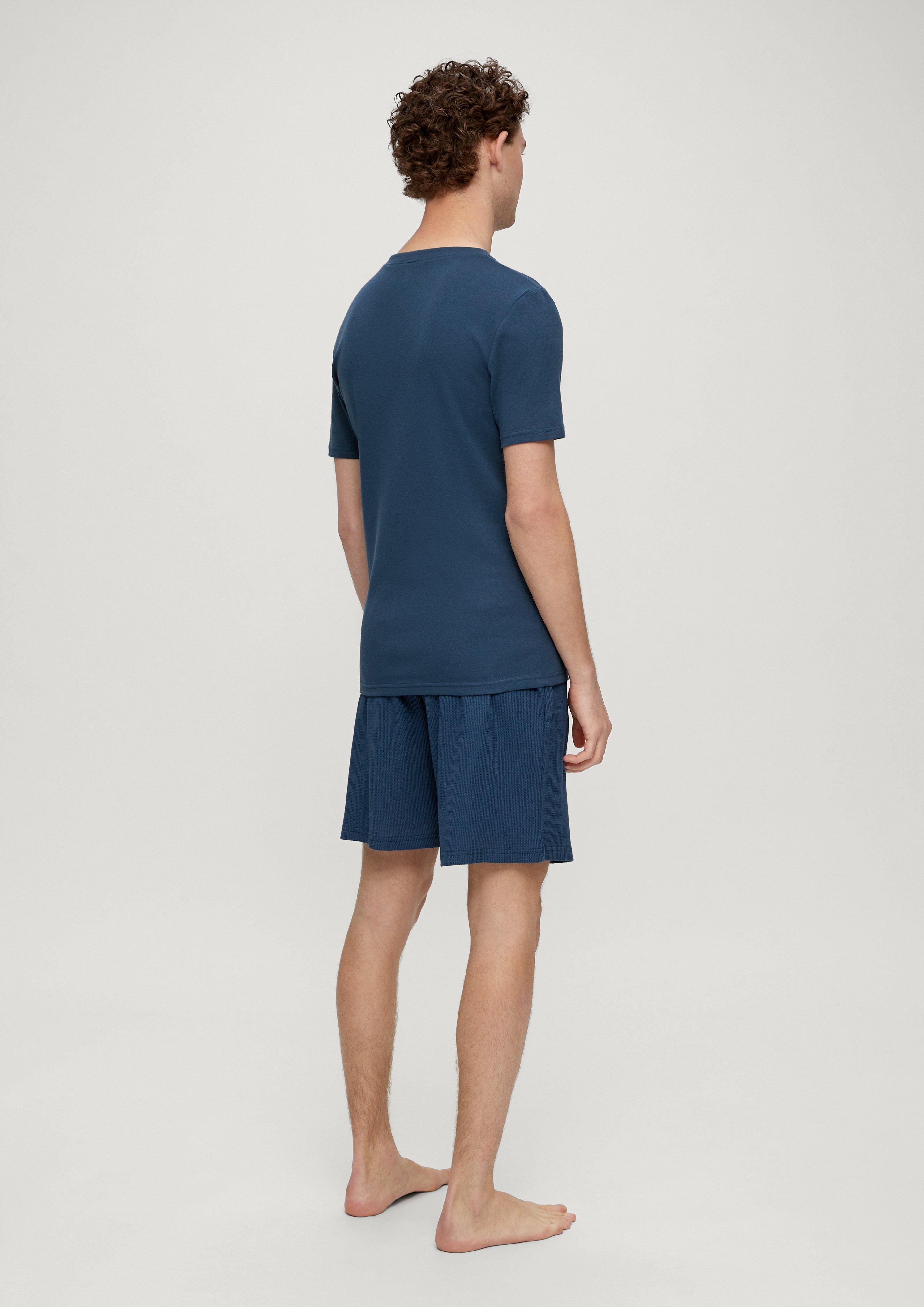 Pyjama-Shirt mit Knopfleiste  6008388-5700