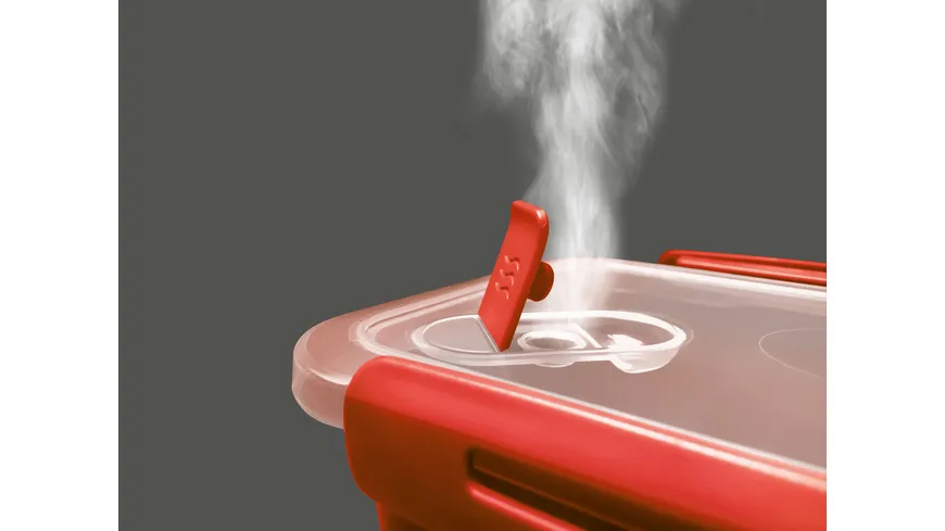 rotho Lunchbox mit Besteck und separatem Behälter 1,1l