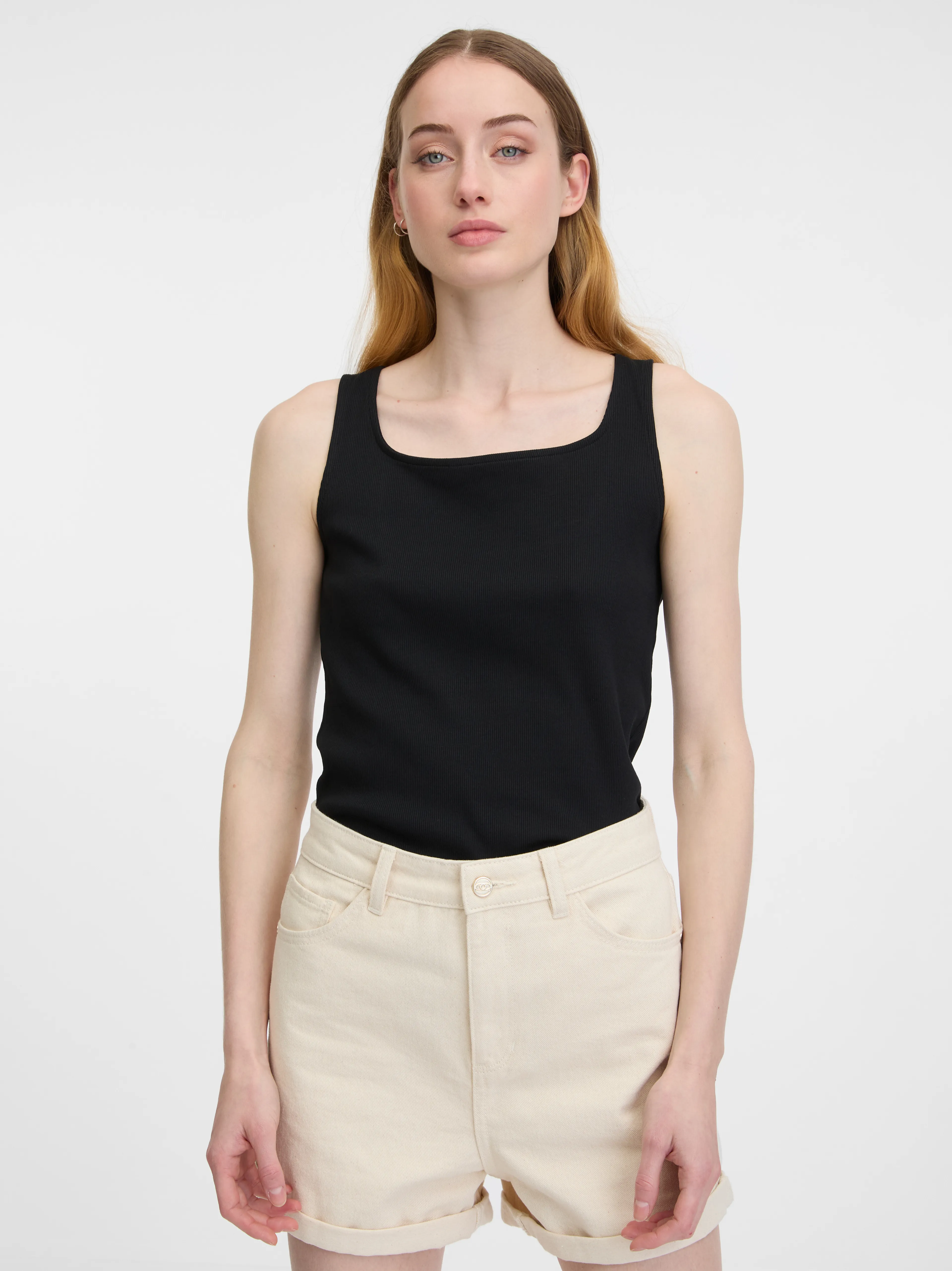 Schwarzes Damen-Tank-Top ORSAY
