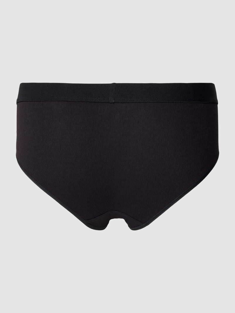 Hipster in Melange-Optik Modell 'ICONIC RIB' in schwarz