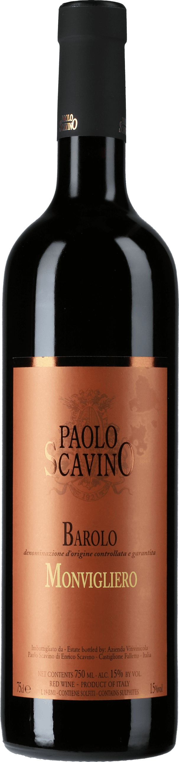 Paolo Scavino: Barolo Monvigliero 2019