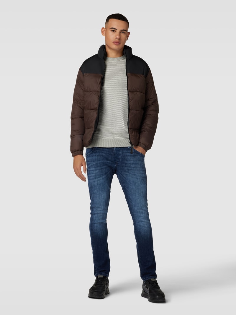Slim Fit Jeans im 5-Pocket-Design Modell 'GLENN FOX' in jeans
