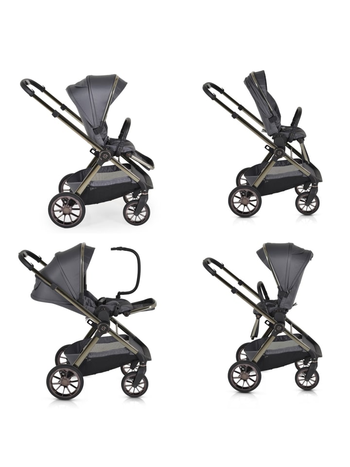 Cangaroo Kinderwagen 2 in1 iClick in grau günstig kaufen onesize