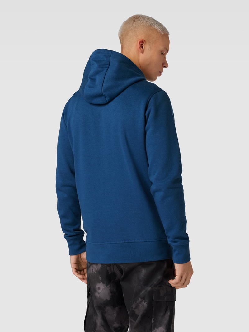 Hoodie mit Label-Print Modell 'Oodia' in blau
