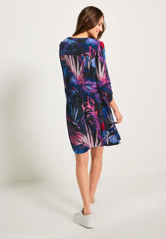 CECIL Kleid mit Blätterprint