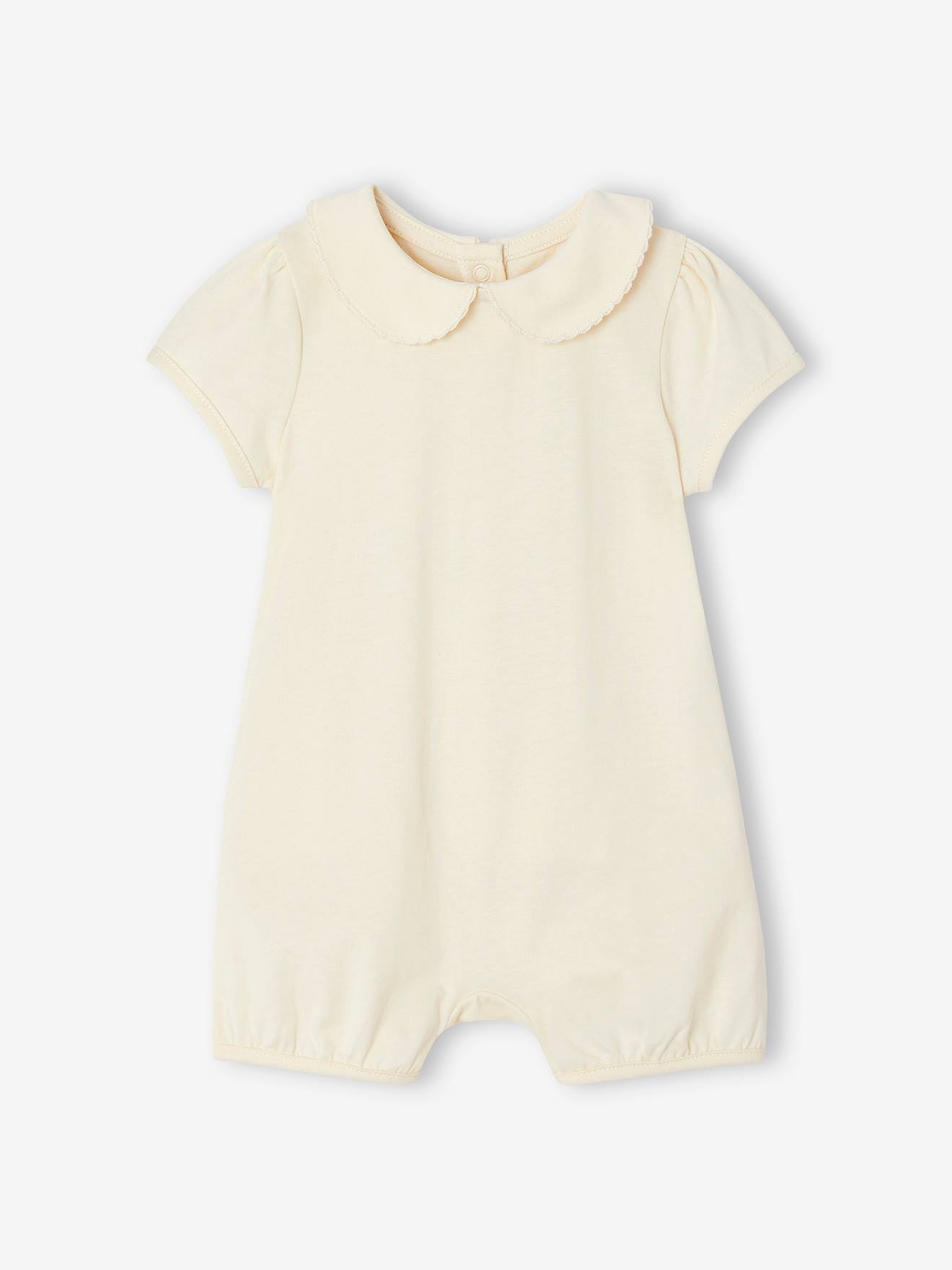 Vertbaudet 2er-Pack Baby Sommer-Overalls Oeko-Tex - altrosa