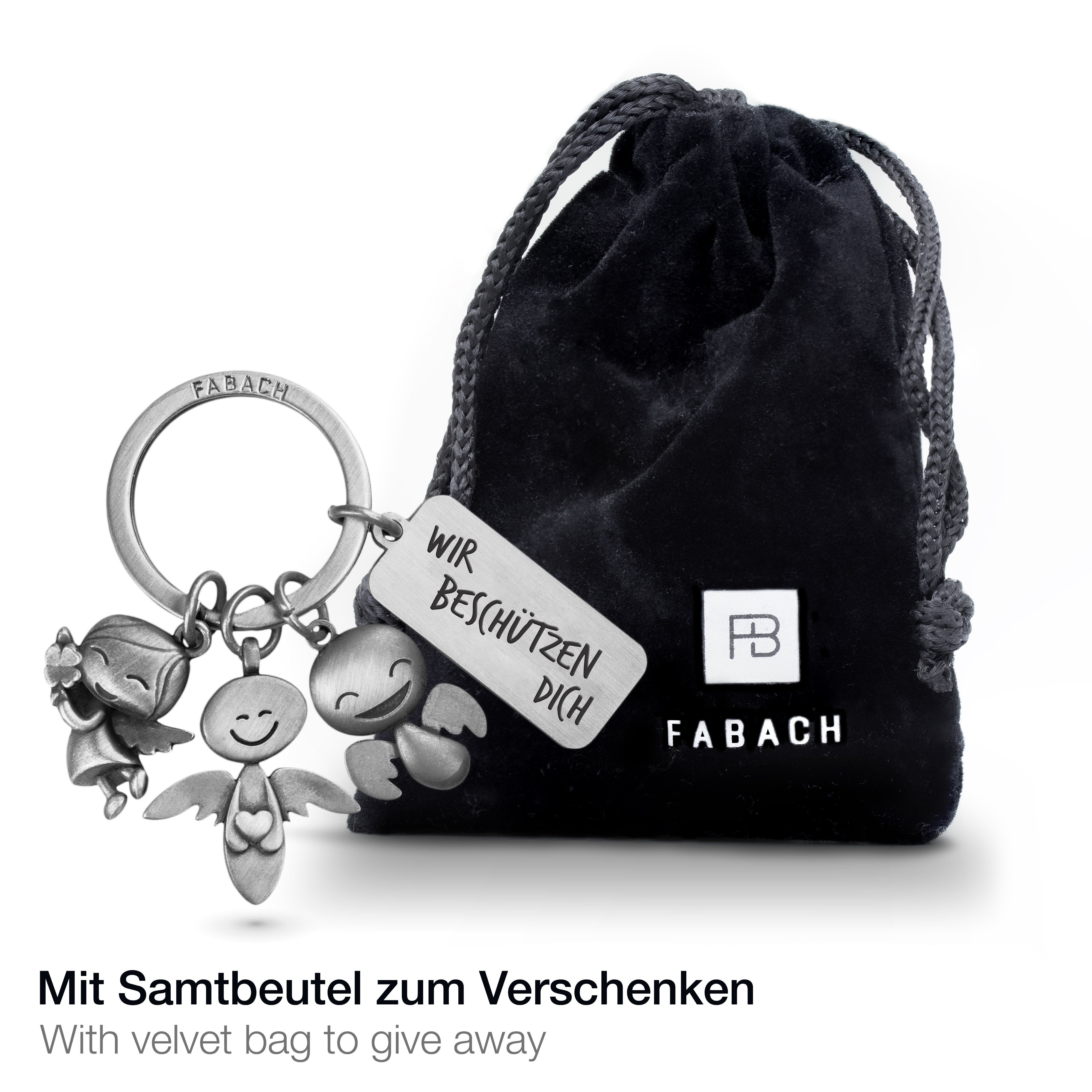 FABACH Schlüsselanhänger Schlüsselanhänger 3 Engel 