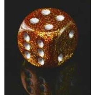 Glitter Polyhedral Gold-silver Ten d10 Set