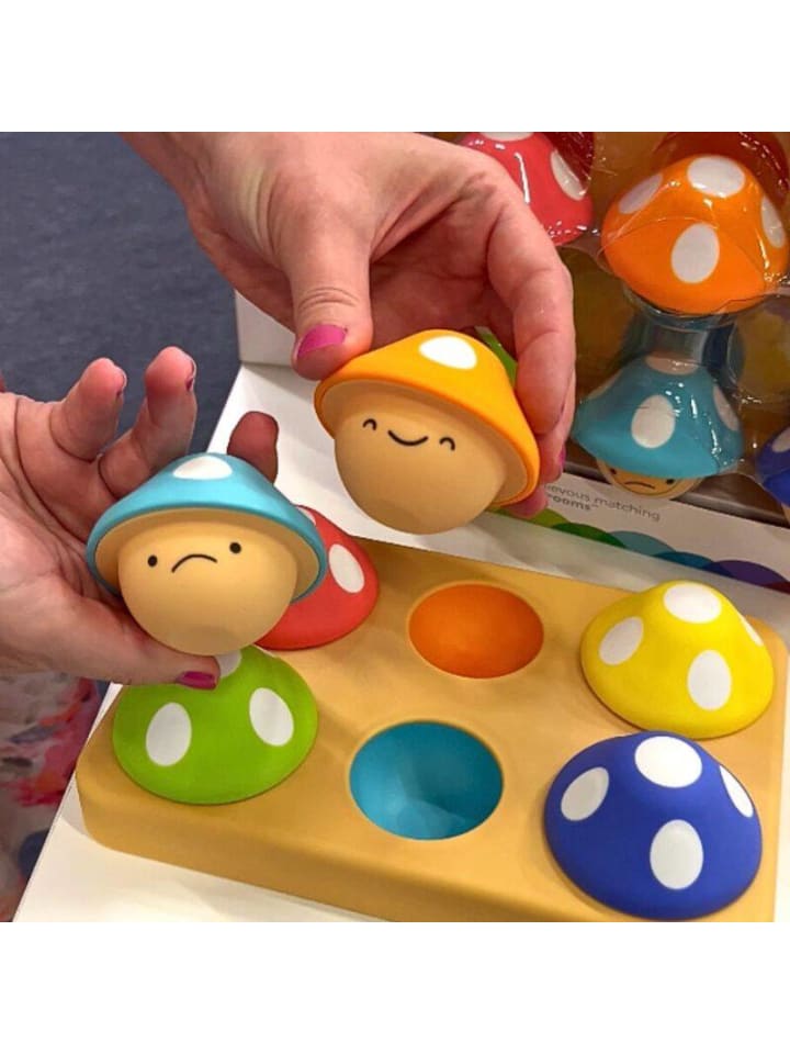 Sassy Lernspielzeug ab 1 Jahr mit 6 Pilzen - Farben, Zahlen & Emotionen lernen günstig kaufen onesize