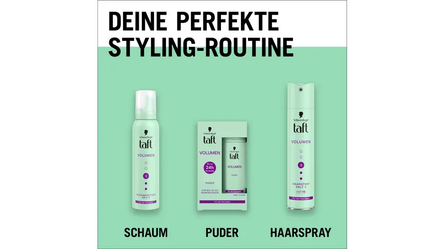TAFT Volumen Puder 10 g Haltegrad 3 - mittlerer Halt 10 g