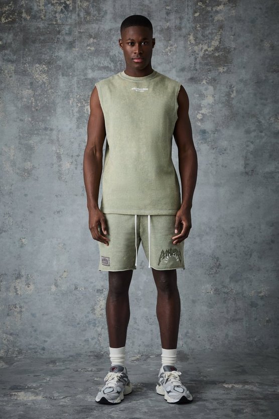 Man Active Tanktop mit Print