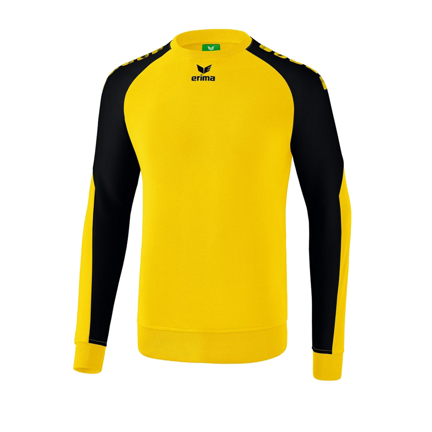 Erima Essential 5-C Sweatshirt Kids Gelb Schwarz