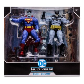 DC Multiverse Actionfiguren 2er-Pack - Bizarro & Batzarro