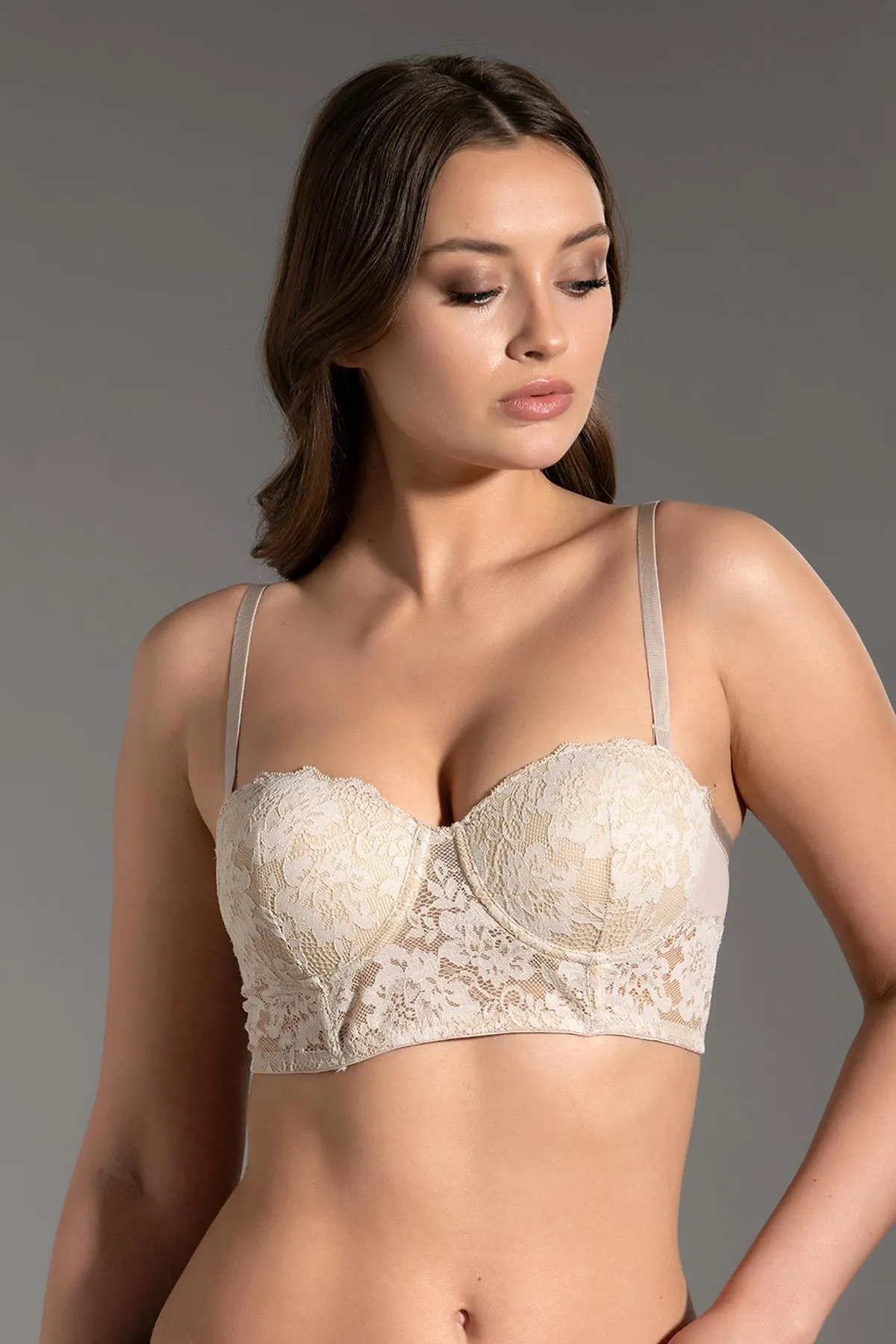C&City  Unterstütztes trägerloses Bustier C15120 Skin