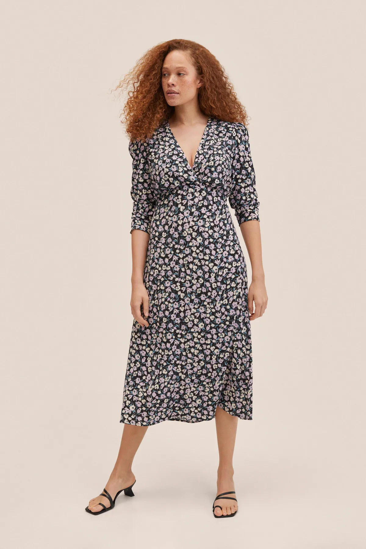 MANGO  27004016 Kleider und Overalls Hell/Pastelllila