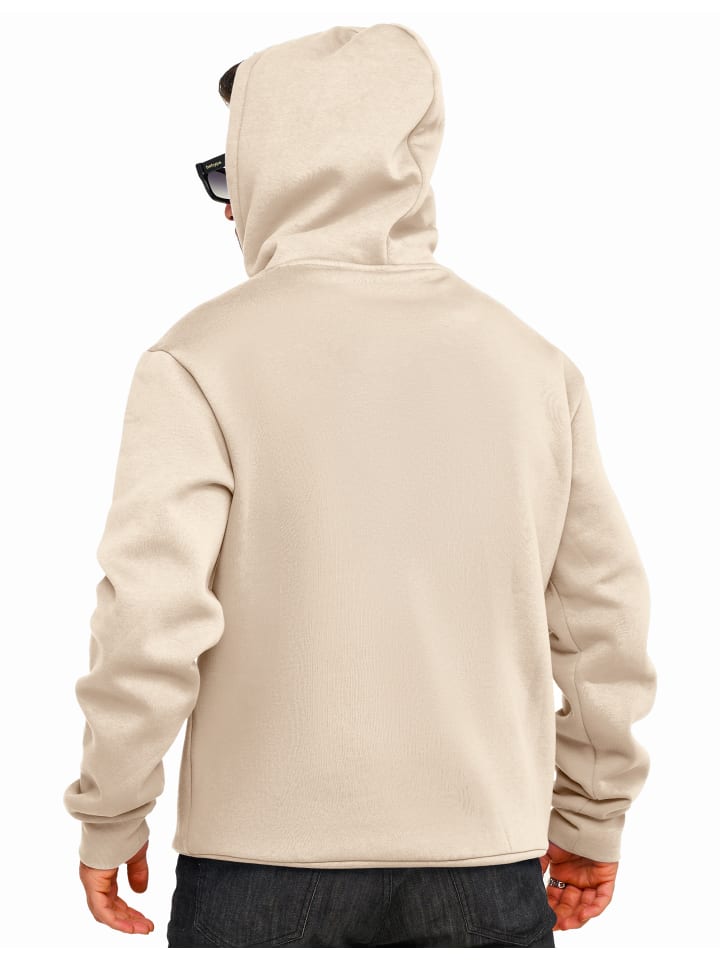 DAILY COTTON Kapuzenpullover - DCTALGAR Oversize Hoodie Sweatshirt in Taupe Light günstig kaufen