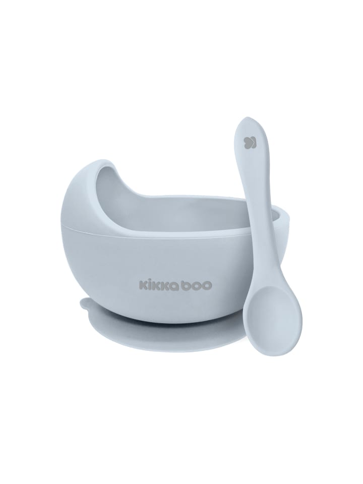 Kikkaboo Kinder Silikonschüssel Yummy in blau günstig kaufen onesize