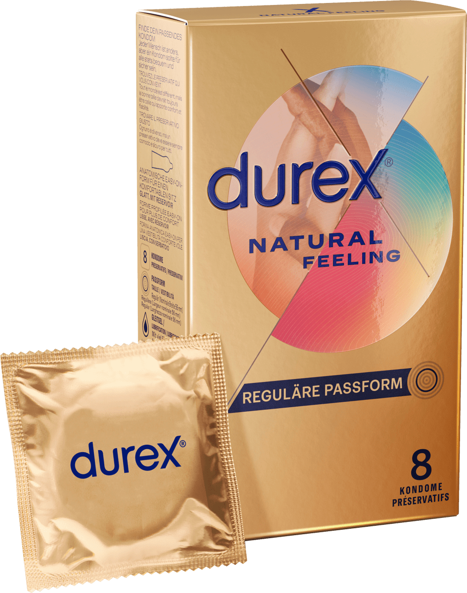 Kondome Natural Feeling, latexfrei, Breite 56mm, 8 St