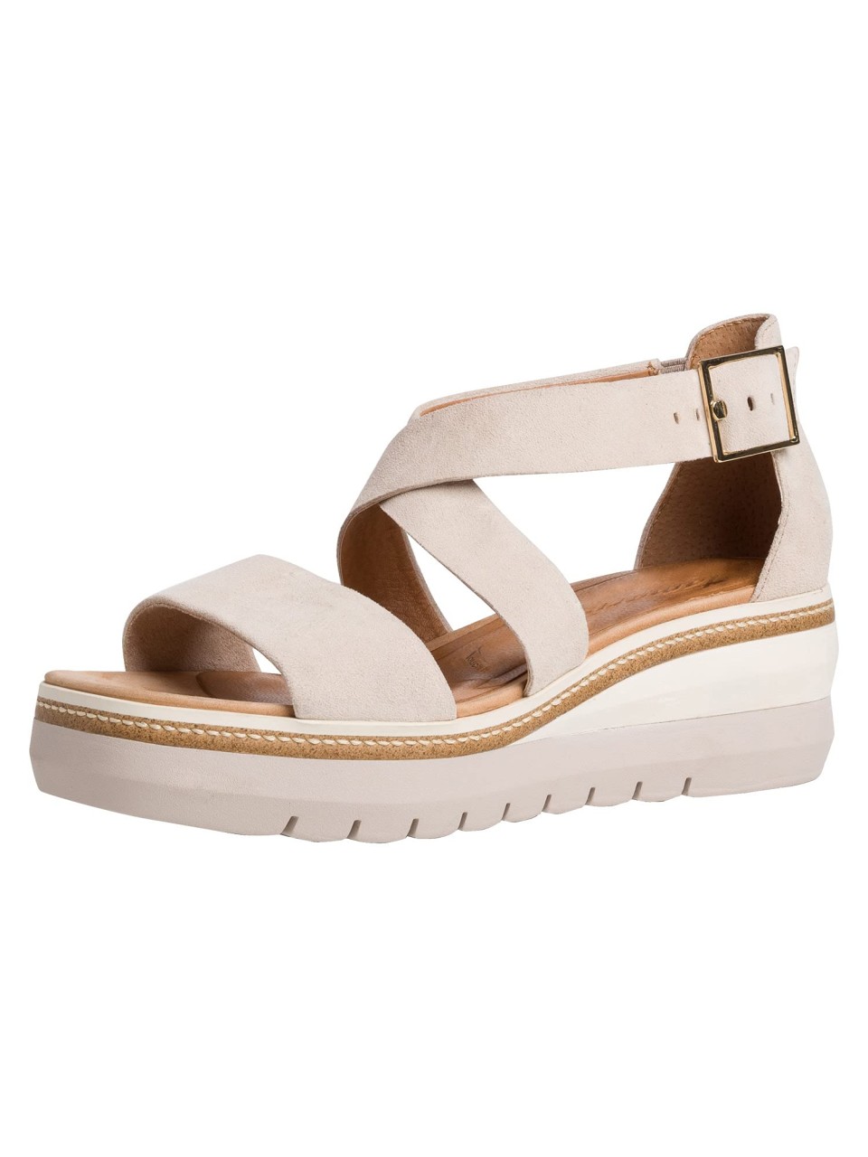 TAMARIS Komfort Sandalen beige