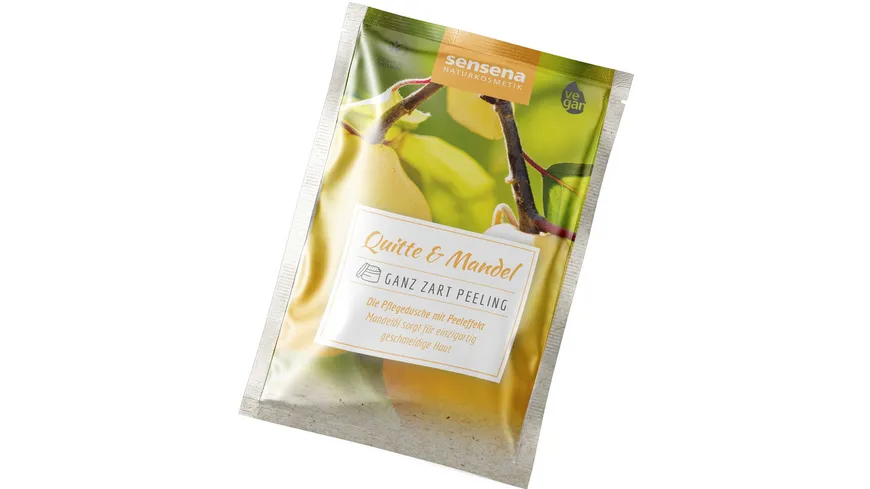 sensena NATURKOSMETIK Ganz Zart Peeling - Quitte & Mandel 80 g
