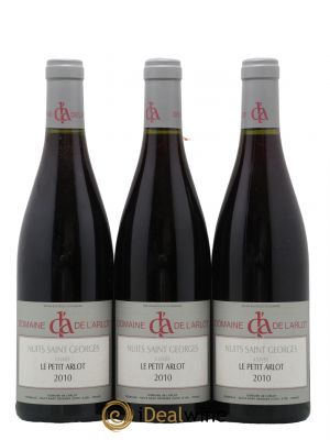 Nuits Saint-Georges Le Petit Arlot Domaine de l'Arlot  2010 - Lot de 3 Bouteilles