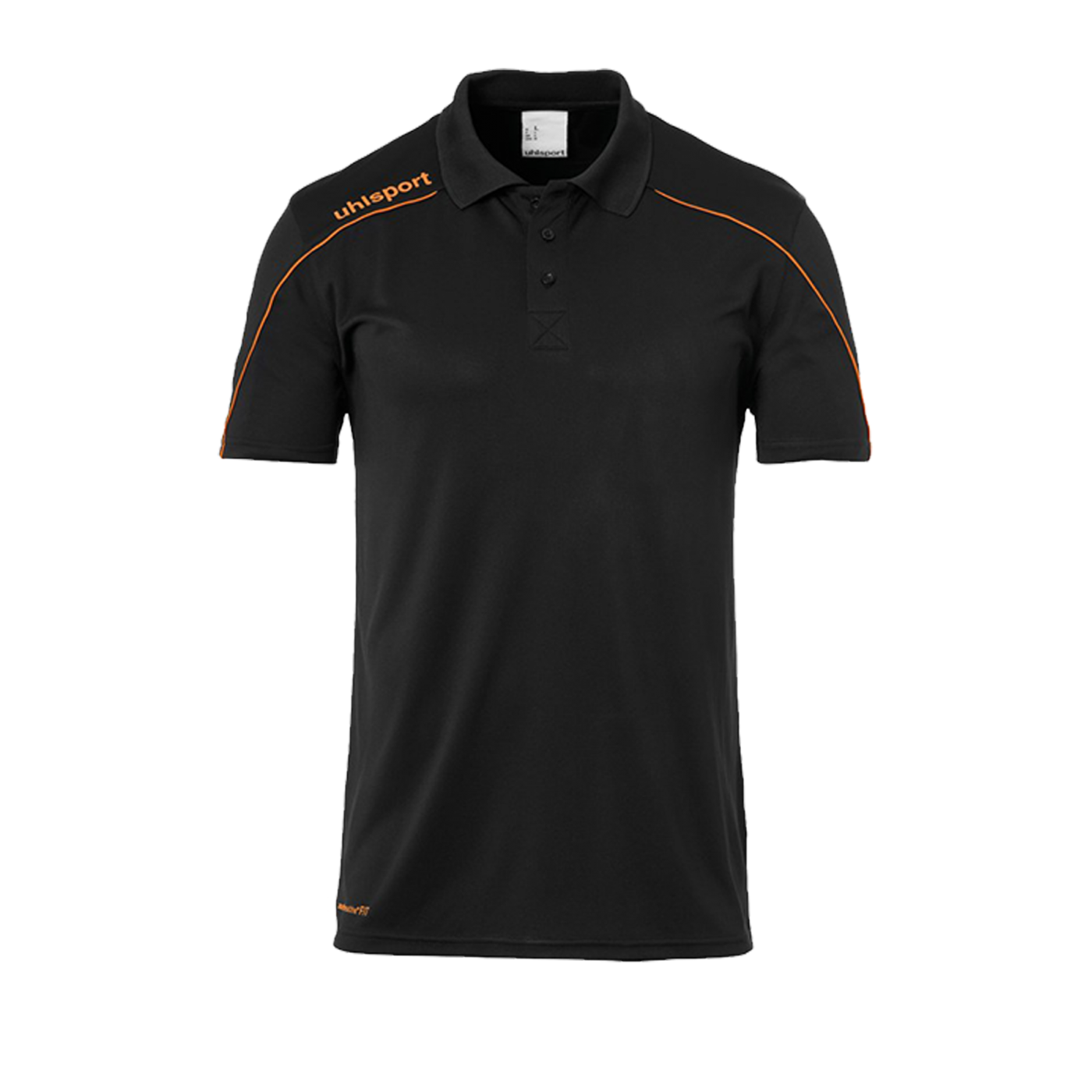 Uhlsport Stream 22 Poloshirt Schwarz Orange F22