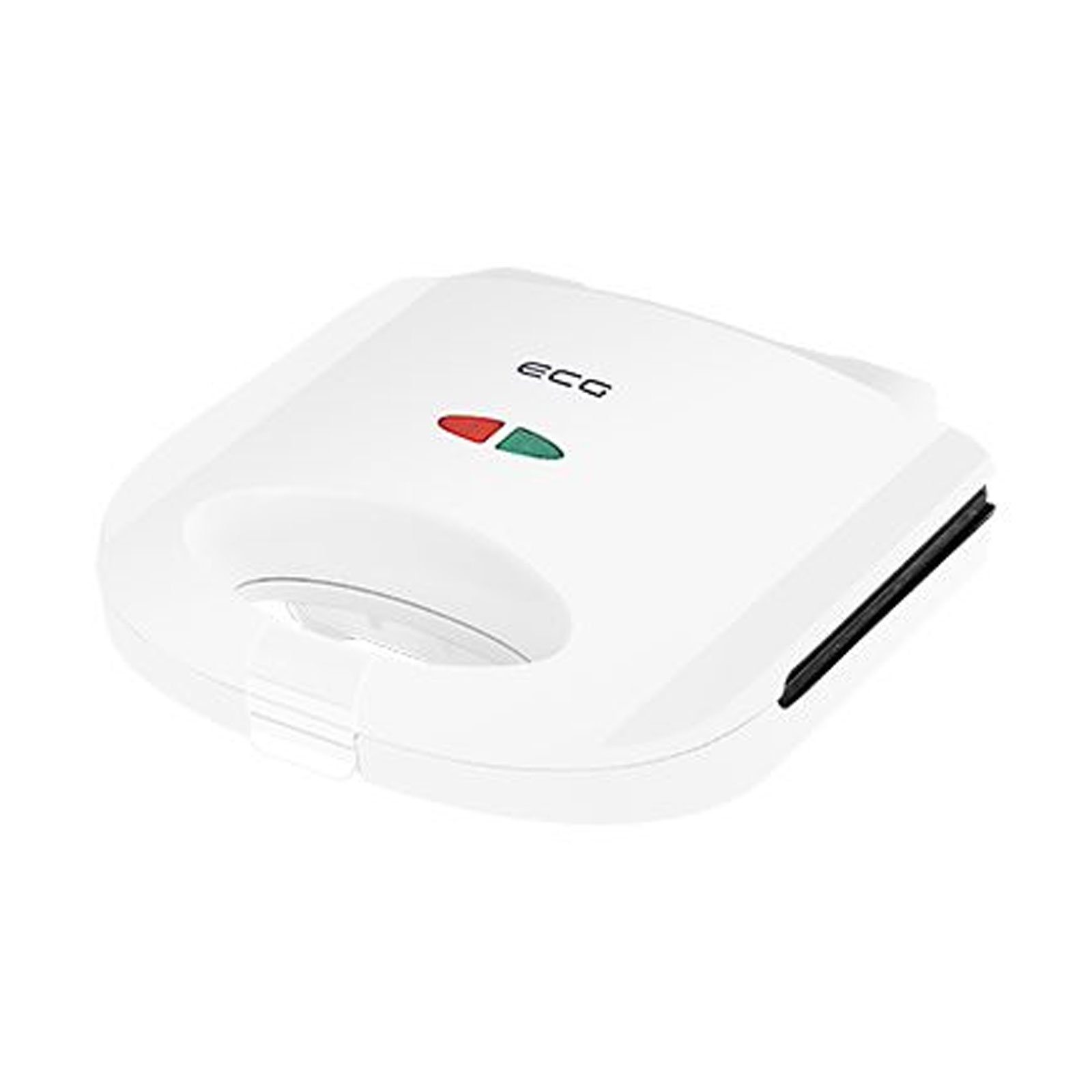 ECG Sandwichmaker S 1170, 750 W, wärmeisolierter Griff, Antihaftbeschichtet