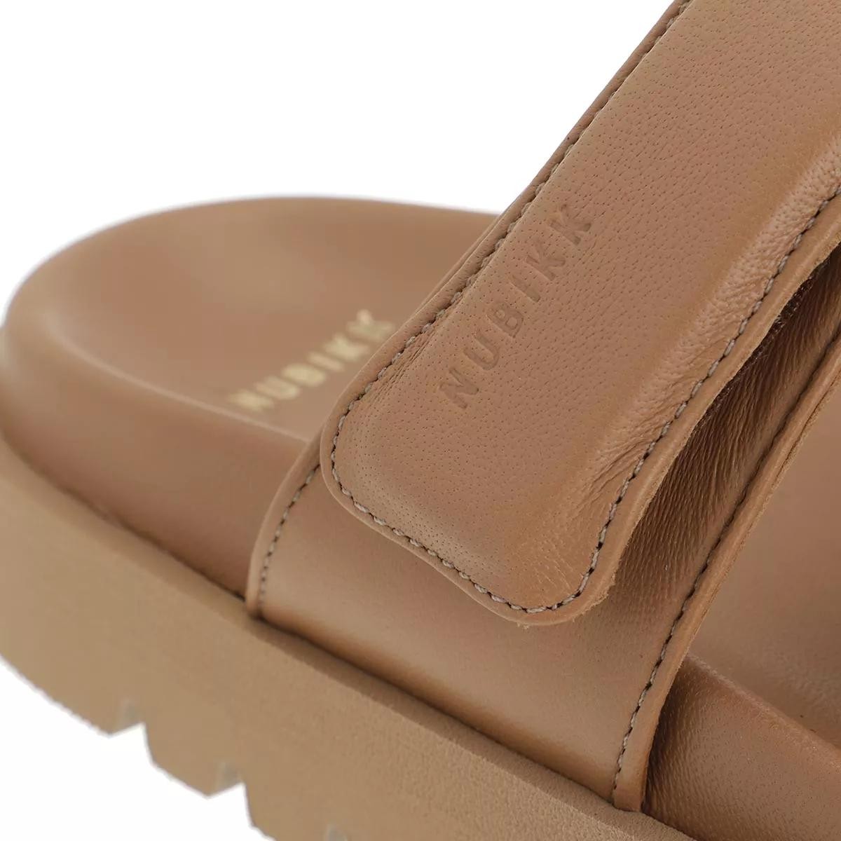 NUBIKK Pantoletten braun Slide