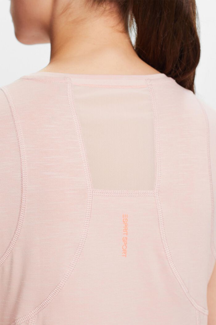 Recycelt: Active T-Shirt mit Mesh-Einsätzen