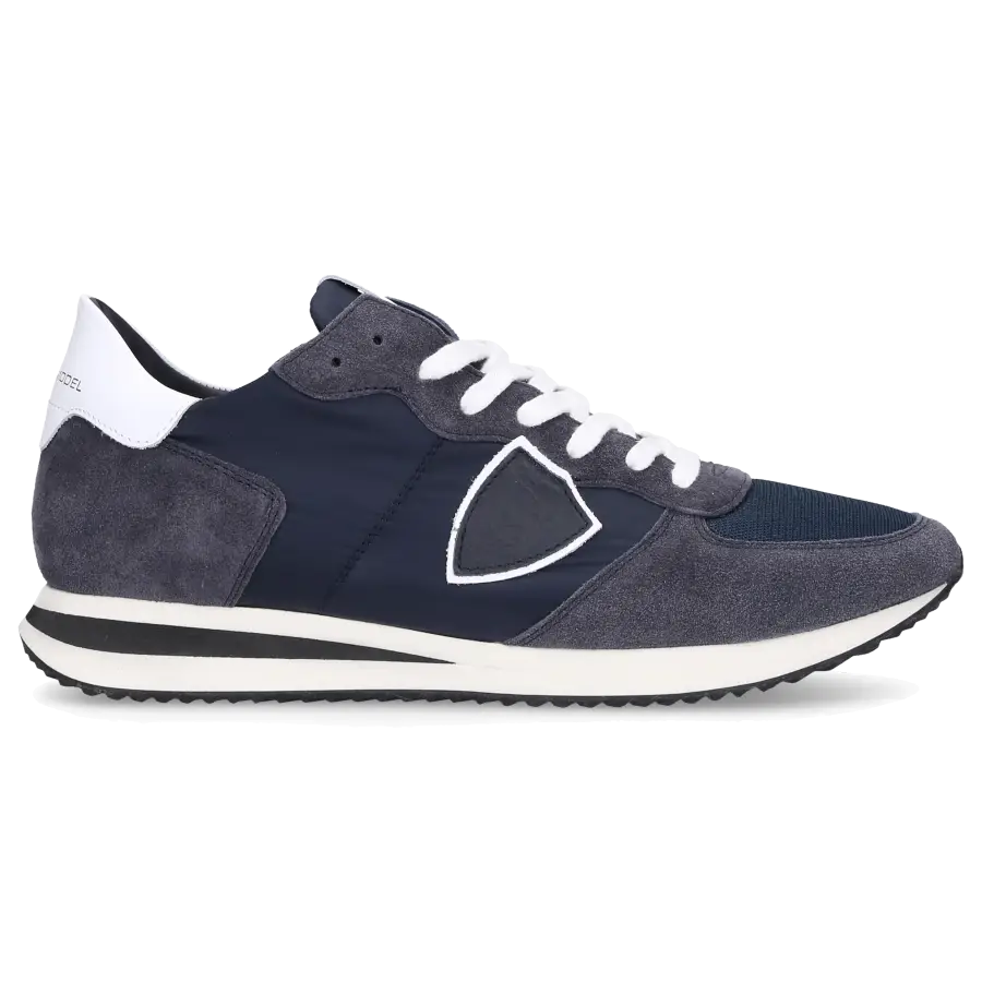 Philippe Model - Sneaker low TZLU Veloursleder - blau
