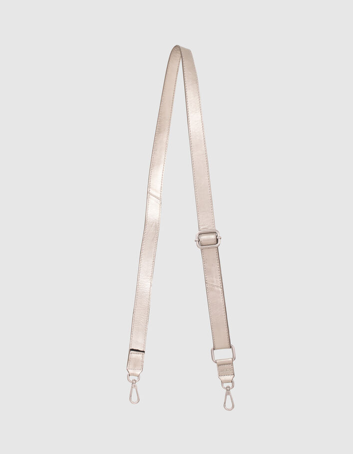 La bandoulière 111 en cuir Silver Femme