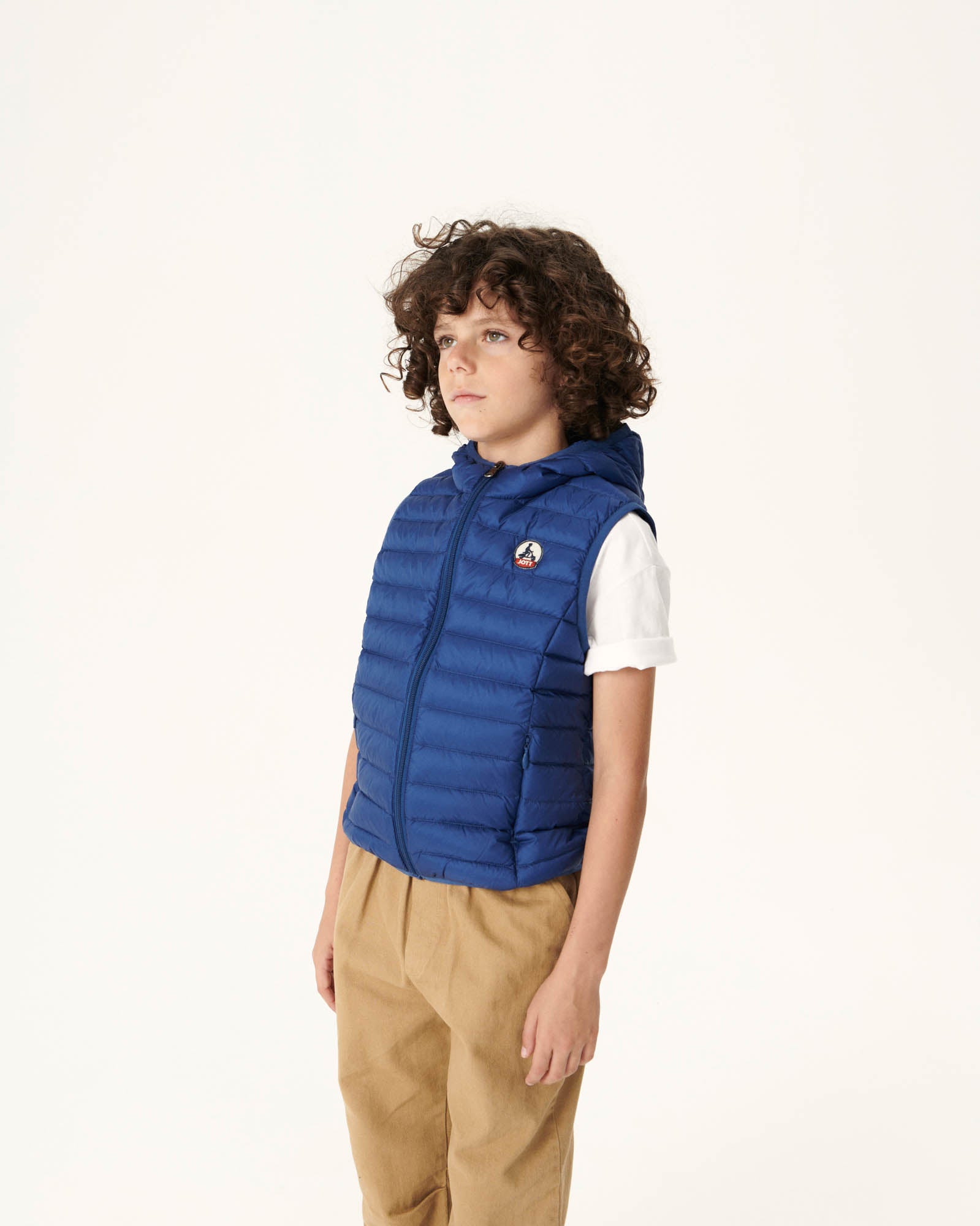 Doudoune sans manches enfant Dark denim Djam