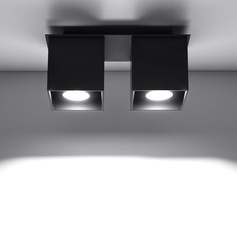etc-shop LED Einbaustrahler, Leuchtmittel nicht inklusive, Deckenstrahler modern Designer Küchenlampen Strahler 2 flammig