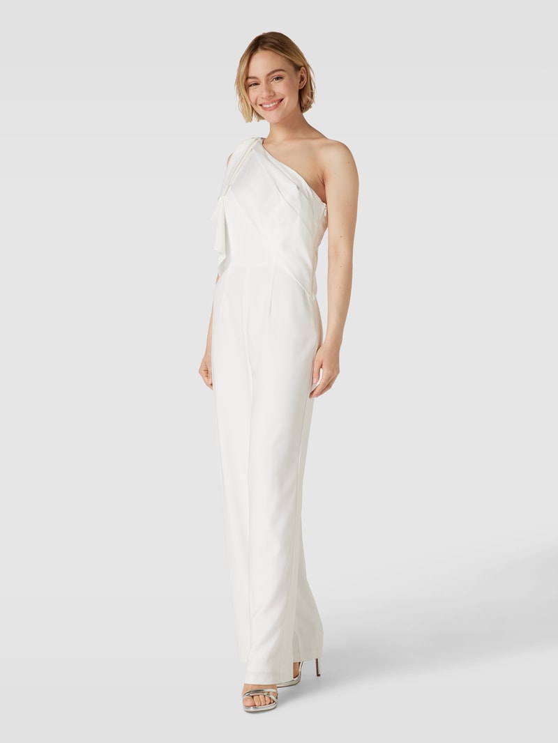 Jumpsuit mit Volants in offwhite