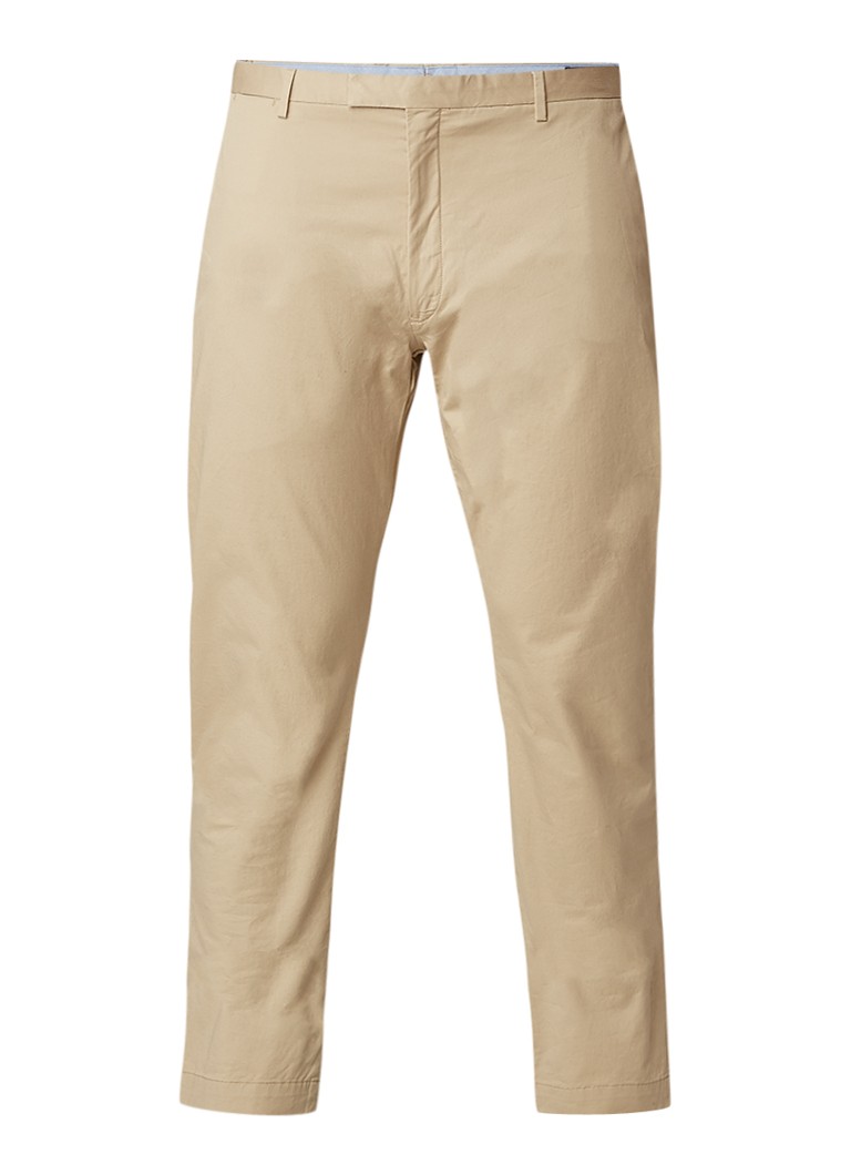Calça chino Ralph Lauren Slim fit em sarja com elastano