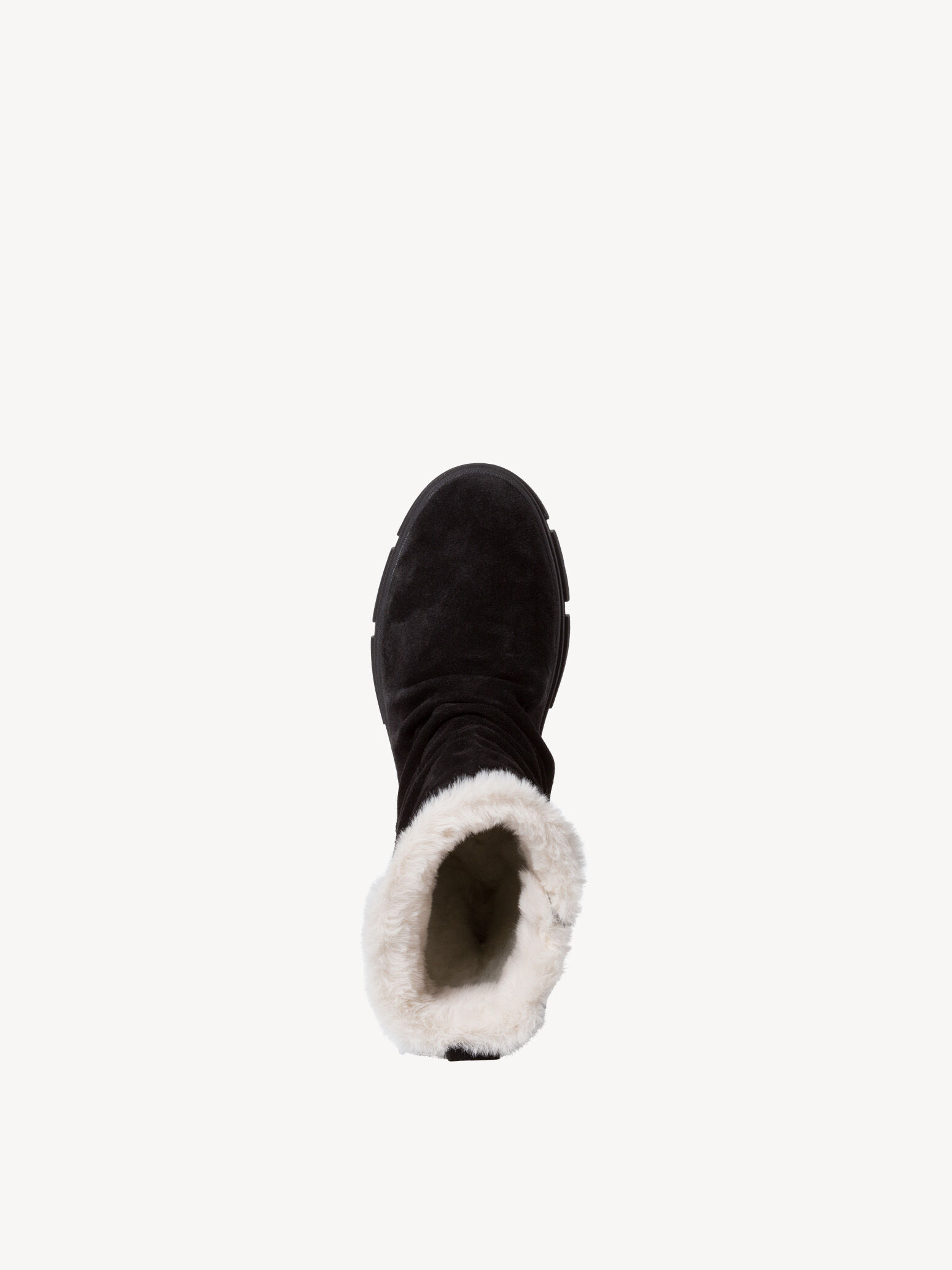 Bottine en cuir - noir doublure chaude