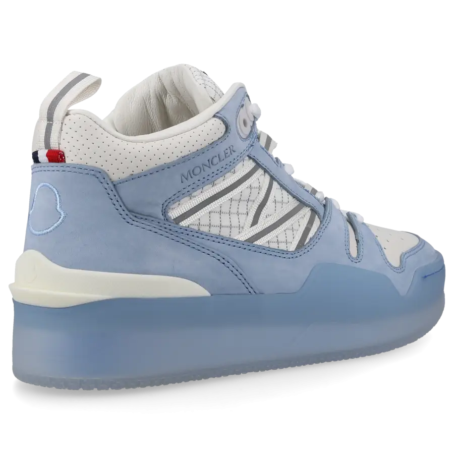 Moncler - Sneaker high PIVOT Nubukleder - blau