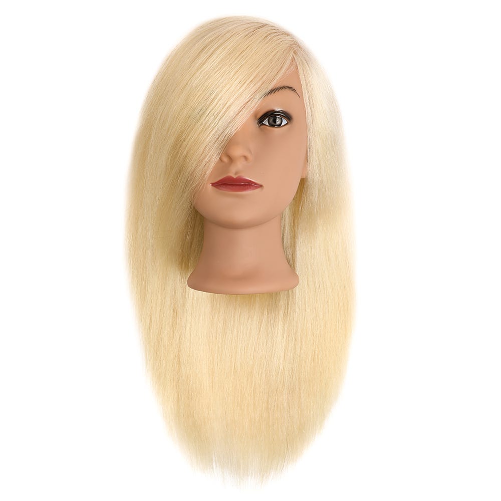 Efalock Übungskopf Ella Naturhaar lichtblond 50cm