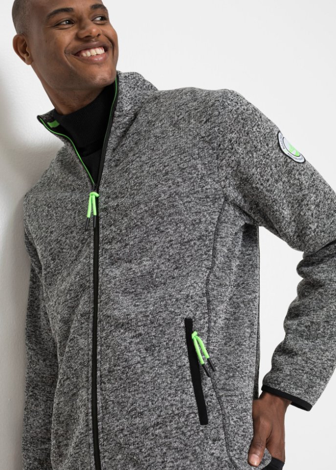 Strickfleecejacke