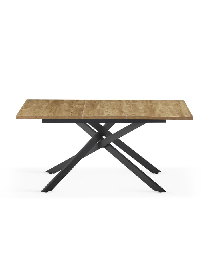 B&D Home Ausziehstisch LARS in Wildeiche - (B)120-160 x (H)76 x (T)80 cm günstig kaufen onesize