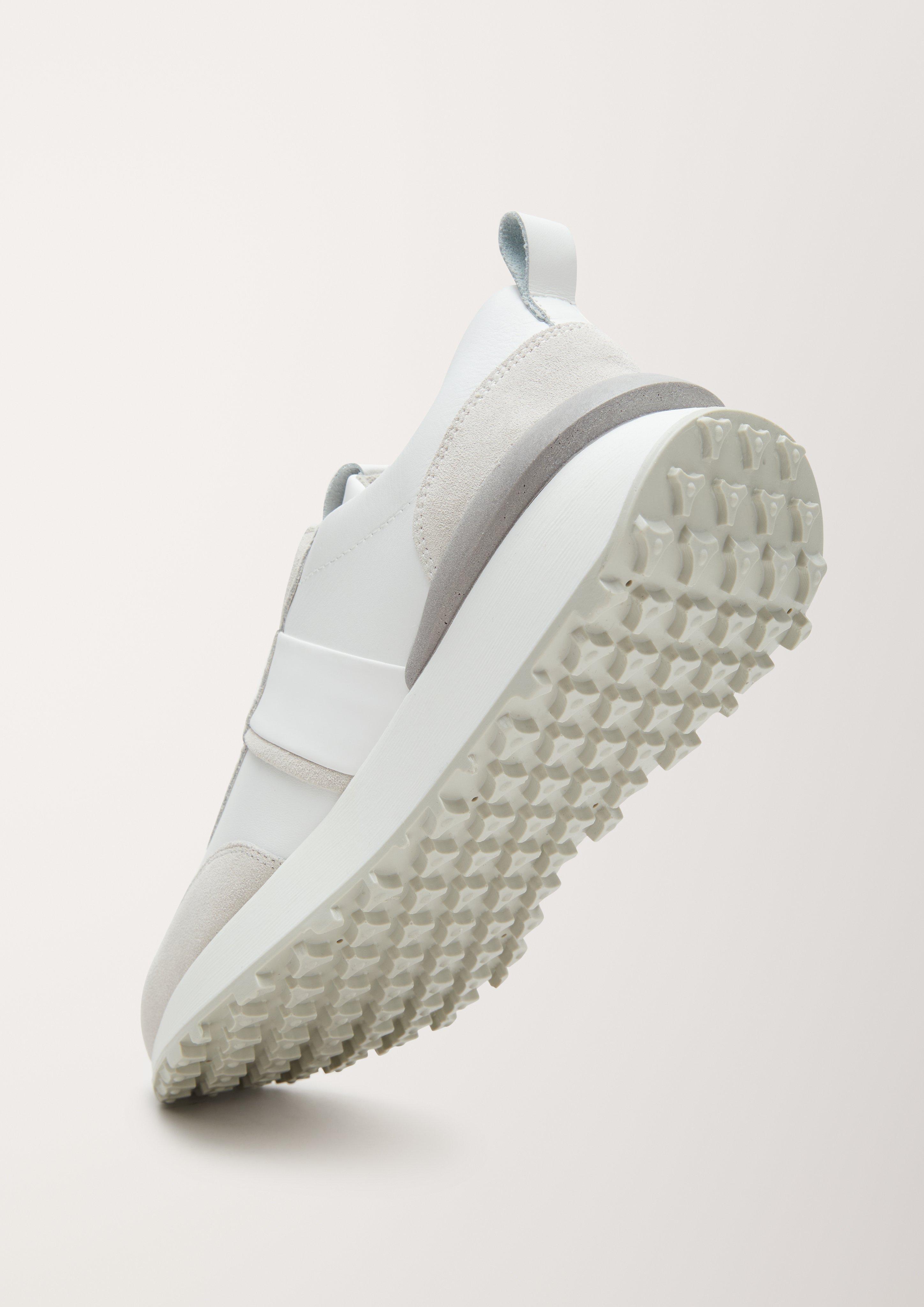 Ledersneaker mit Kontrastdetails  6005277-100