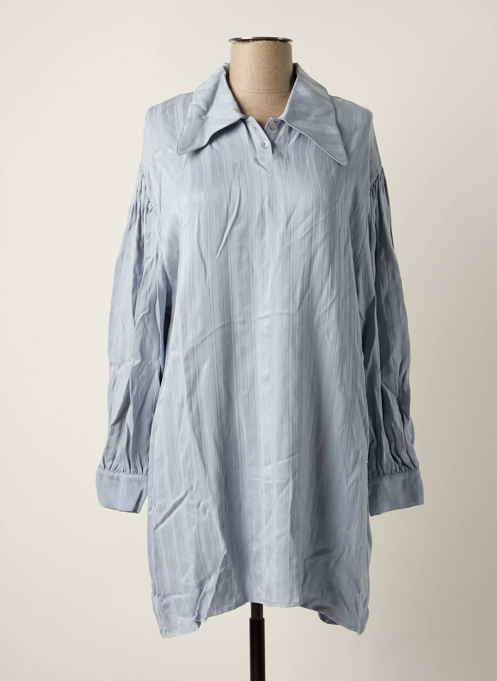 American Vintage Robes Courtes Femme couleur bleu