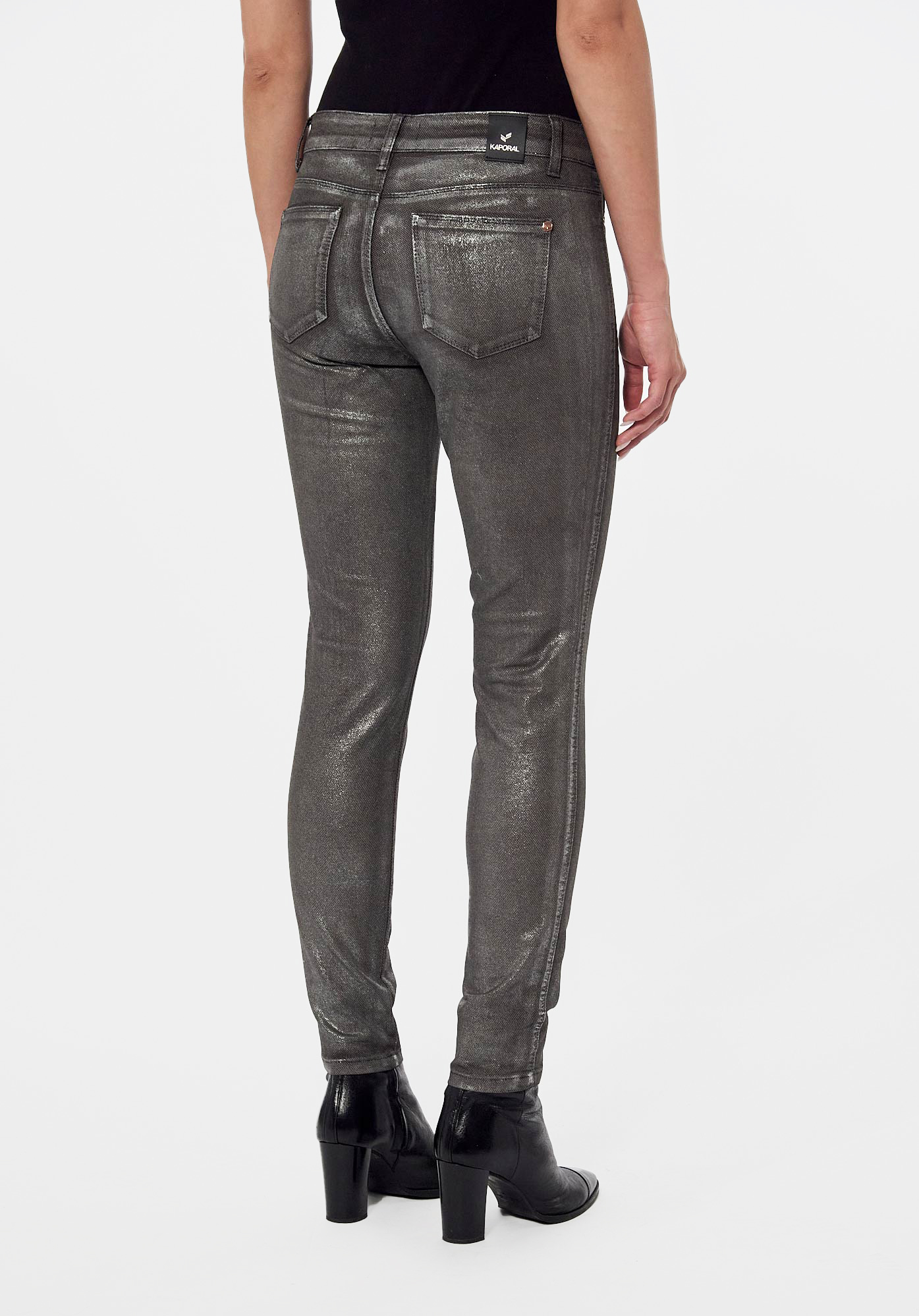 SOHER  Jean skinny enduit Femme