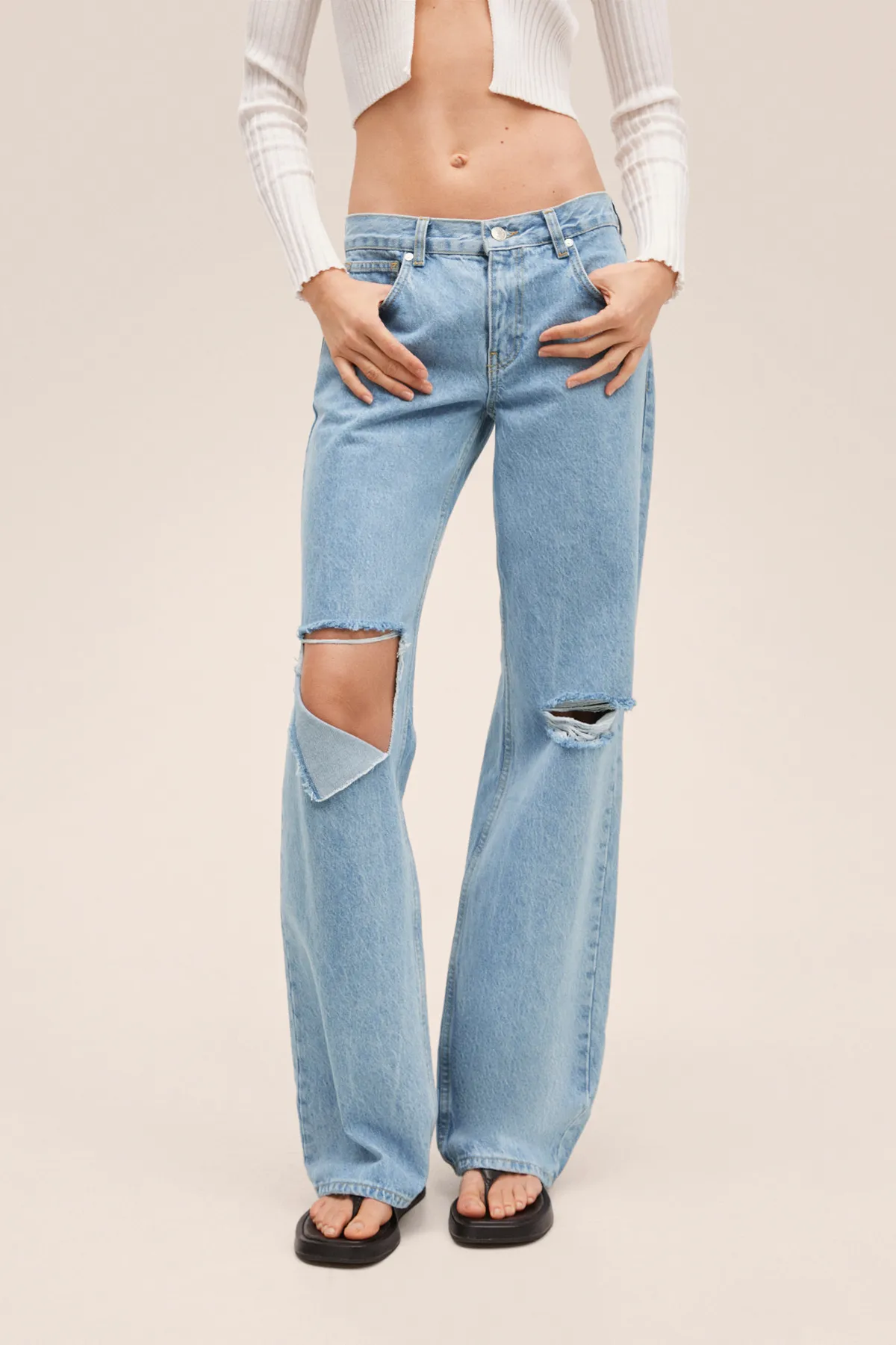 MANGO  Jeans - Blau - Straight