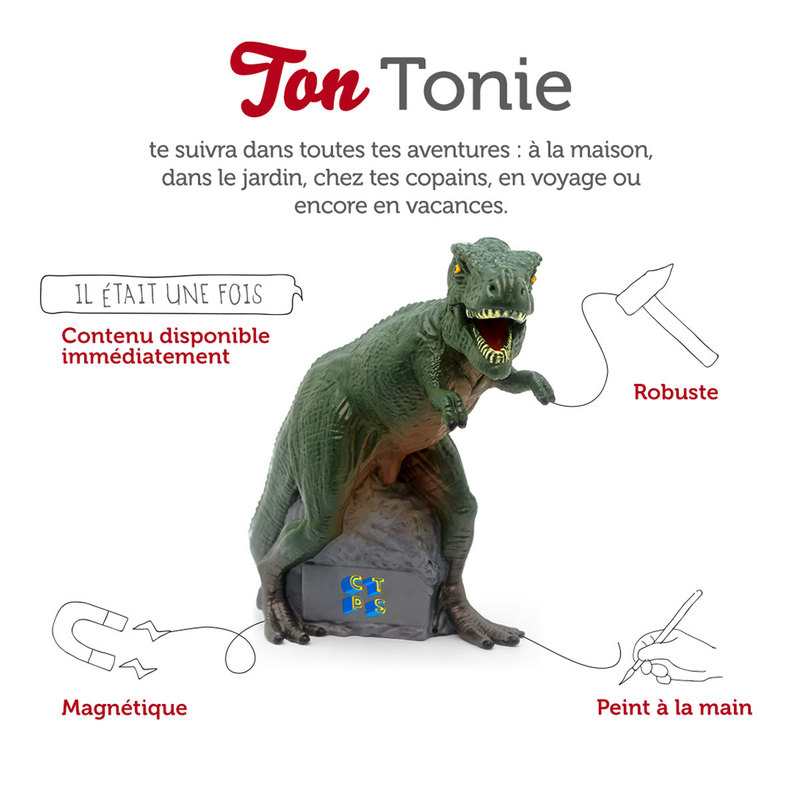 Figurine Tonie C'est toujours par sorcier, sur les traces des dinosaures Tonies