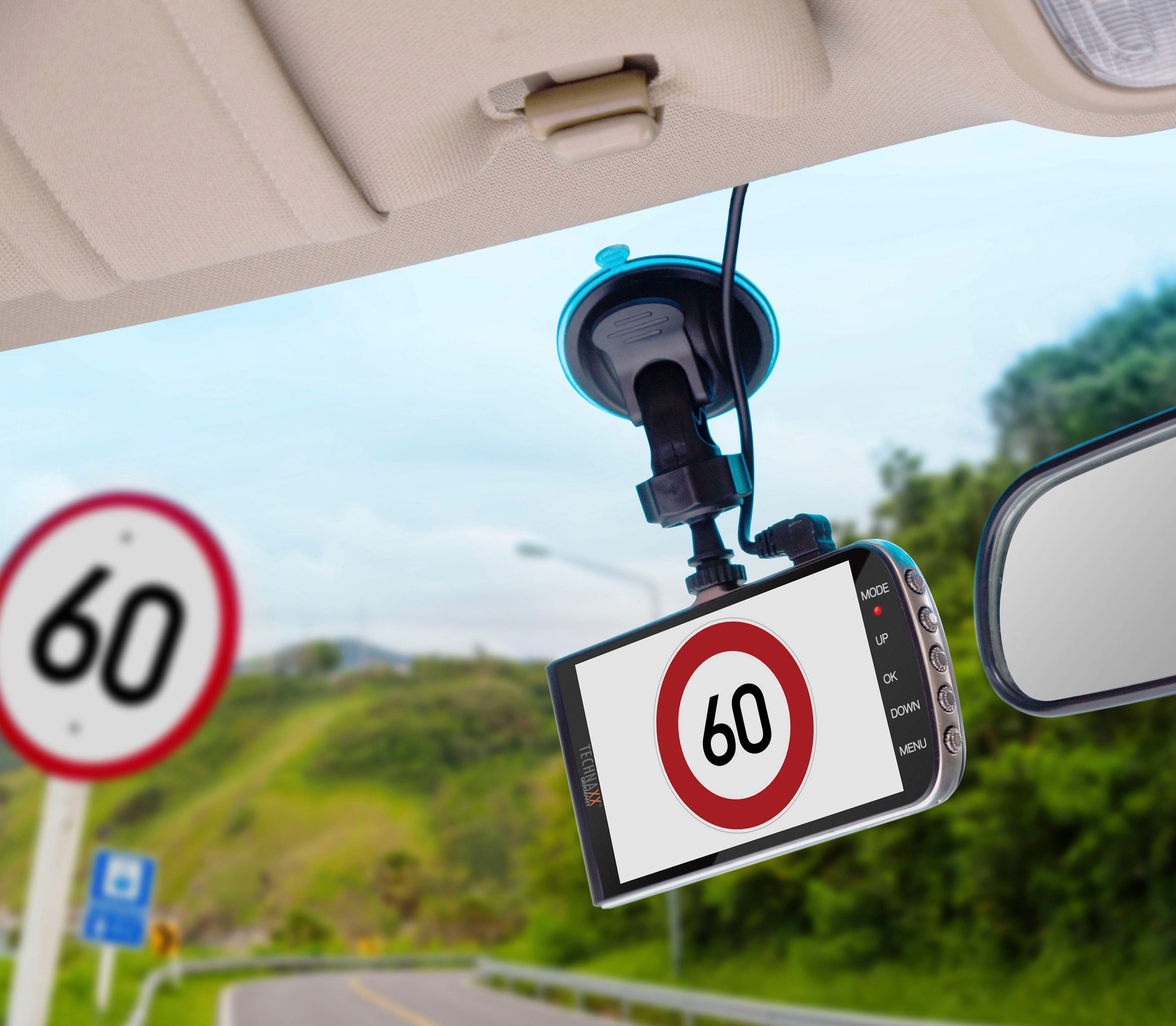 Technaxx Dashcam mit Assistenzsystemen TX-167 Dashcam