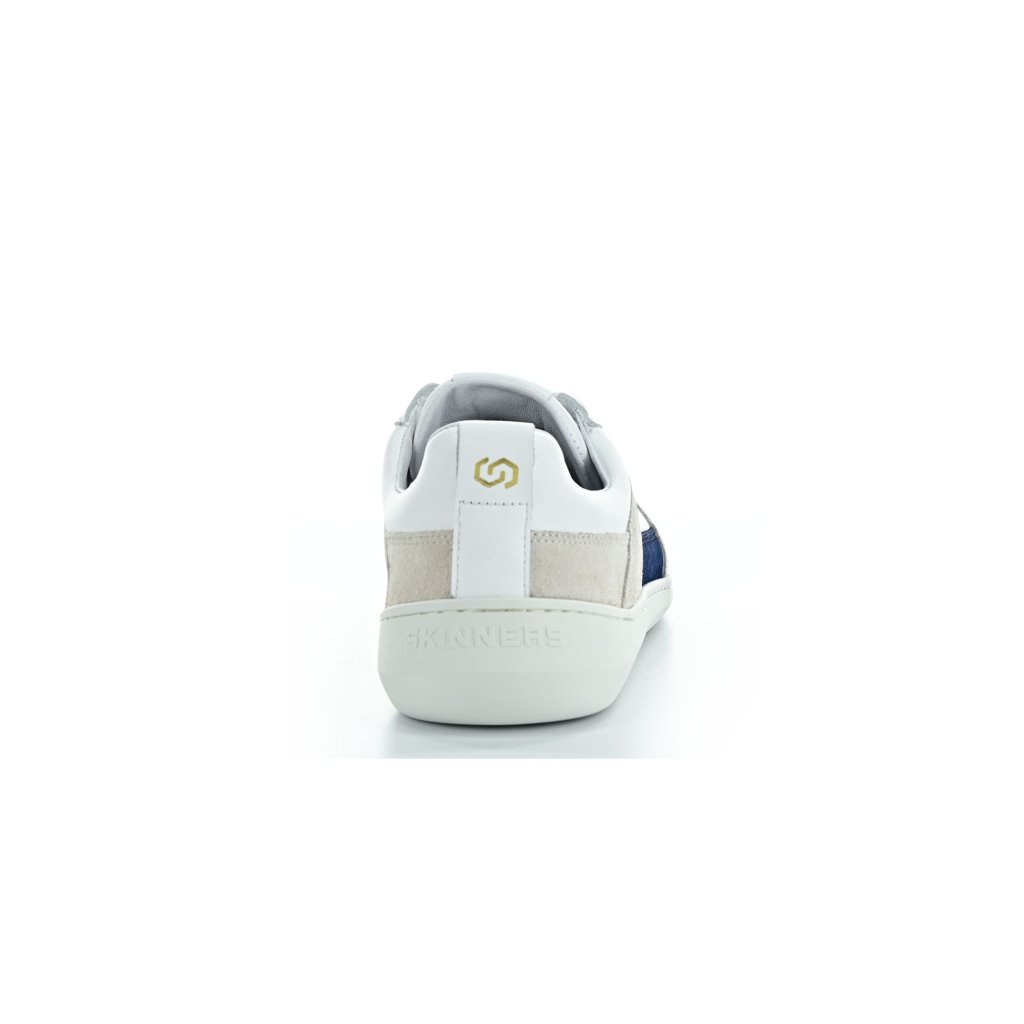 Skinners Oldschooler Leather Blue/White Barfußsneakers