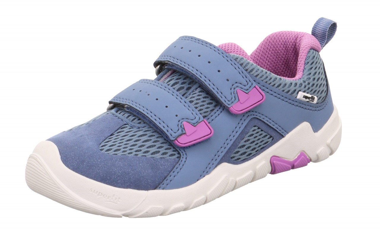 TRACE - Blau/LilaSneaker low mit Klettverschluss